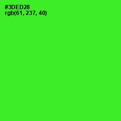 #3DED28 - Harlequin Color Image