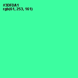 #3DFDA1 - Shamrock Color Image