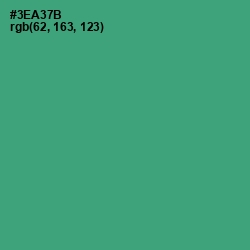 #3EA37B - Sea Green Color Image