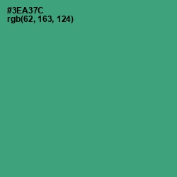 #3EA37C - Sea Green Color Image