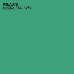 #3EA37D - Sea Green Color Image