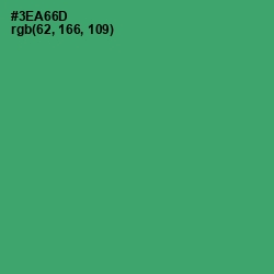 #3EA66D - Sea Green Color Image