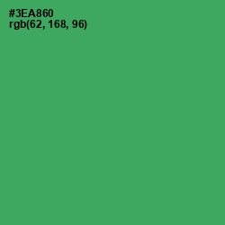 #3EA860 - Sea Green Color Image