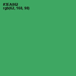 #3EA862 - Sea Green Color Image