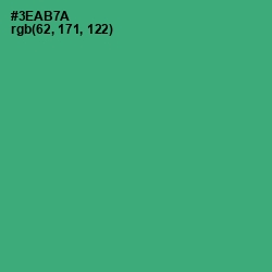 #3EAB7A - Sea Green Color Image