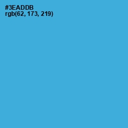 #3EADDB - Scooter Color Image