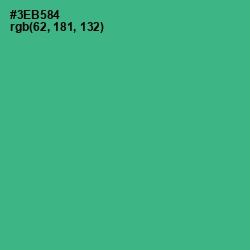 #3EB584 - Jungle Green Color Image