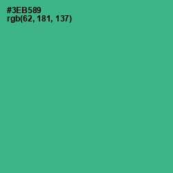 #3EB589 - Keppel Color Image