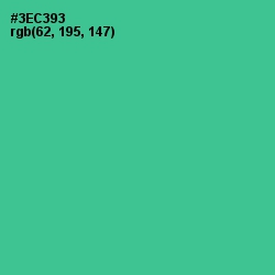 #3EC393 - Shamrock Color Image