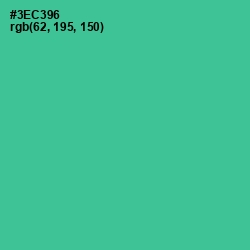 #3EC396 - Shamrock Color Image