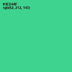 #3ED48F - Shamrock Color Image