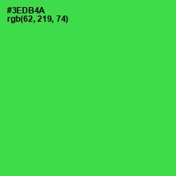 #3EDB4A - Malachite Color Image