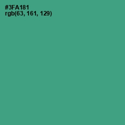 #3FA181 - Jungle Green Color Image