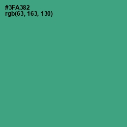 #3FA382 - Jungle Green Color Image