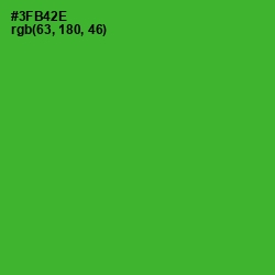 #3FB42E - Forest Green Color Image