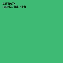 #3FBA74 - Sea Green Color Image