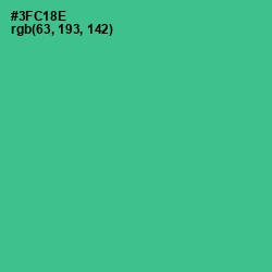 #3FC18E - Shamrock Color Image