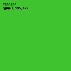 #3FC32F - Harlequin Color Image