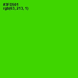 #3FD501 - Harlequin Color Image