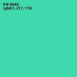 #3FD9AE - Puerto Rico Color Image