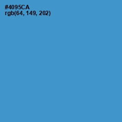 #4095CA - Havelock Blue Color Image