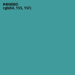 #409B9D - Smalt Blue Color Image