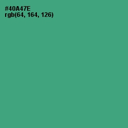 #40A47E - Ocean Green Color Image