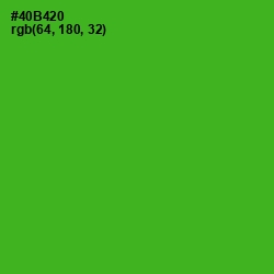 #40B420 - Apple Color Image