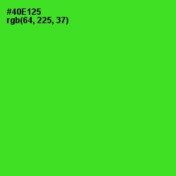 #40E125 - Bright Green Color Image