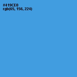 #419CE0 - Picton Blue Color Image