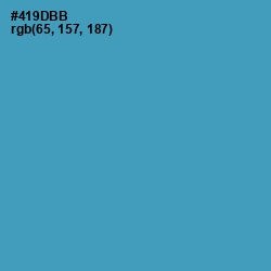 #419DBB - Hippie Blue Color Image