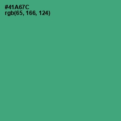 #41A67C - Ocean Green Color Image