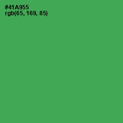 #41A955 - Chateau Green Color Image