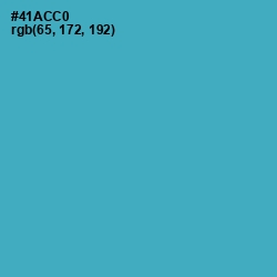 #41ACC0 - Shakespeare Color Image