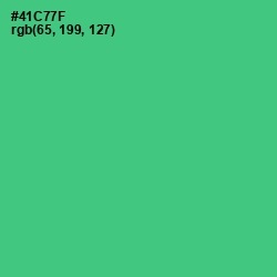 #41C77F - Emerald Color Image