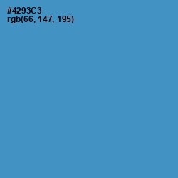 #4293C3 - Havelock Blue Color Image