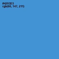 #4293D3 - Havelock Blue Color Image