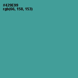 #429E99 - Smalt Blue Color Image