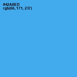 #42ABED - Picton Blue Color Image