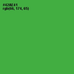 #42AE41 - Chateau Green Color Image