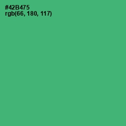 #42B475 - Ocean Green Color Image