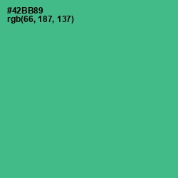 #42BB89 - Breaker Bay Color Image