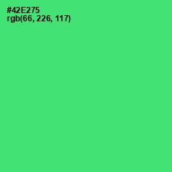 #42E275 - Emerald Color Image