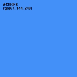 #4390F8 - Cornflower Blue Color Image