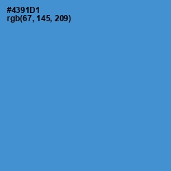 #4391D1 - Havelock Blue Color Image