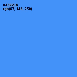 #4392FA - Cornflower Blue Color Image