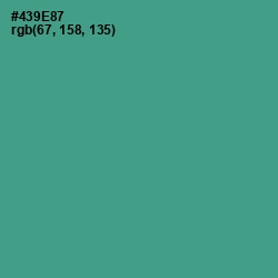 #439E87 - Smalt Blue Color Image