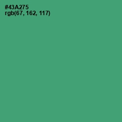 #43A275 - Ocean Green Color Image