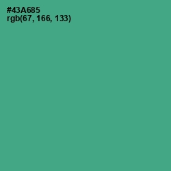 #43A685 - Breaker Bay Color Image