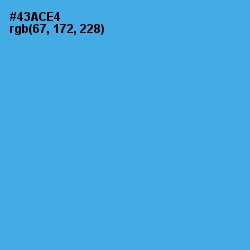 #43ACE4 - Picton Blue Color Image